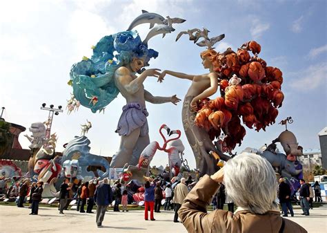 Blazing Art Valencia Burns Giant Sculptures At Annual Fallas Festival