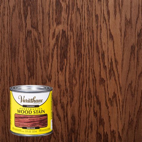 Varathane 8 Oz Red Oak Classic Wood Interior Stain 339728 The Home Depot