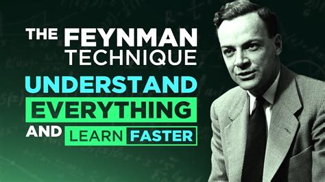 The Feynman Technique Learn Everything Faster Youtube