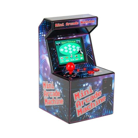 Mini Arcade Machine 80s Desktop Retro 240 Games 16 Bit Game Console Ebay
