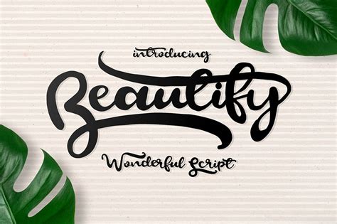 As we have already suggested, many of these. Beautify - Free Script Font - Dealjumbo.com — Discounted ...