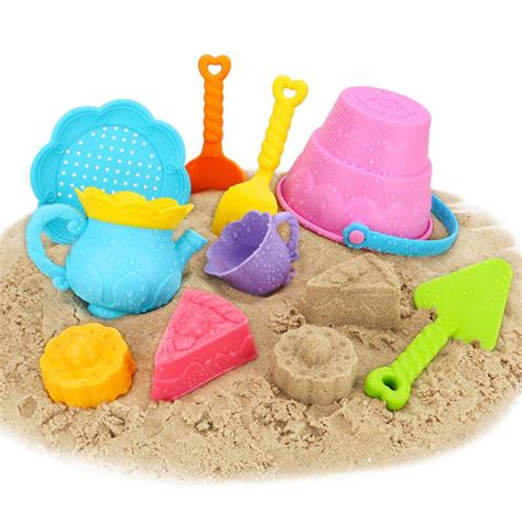 9 Piece Beach Sand Toys Set With Bag 1039 Wheel N Deal Mama