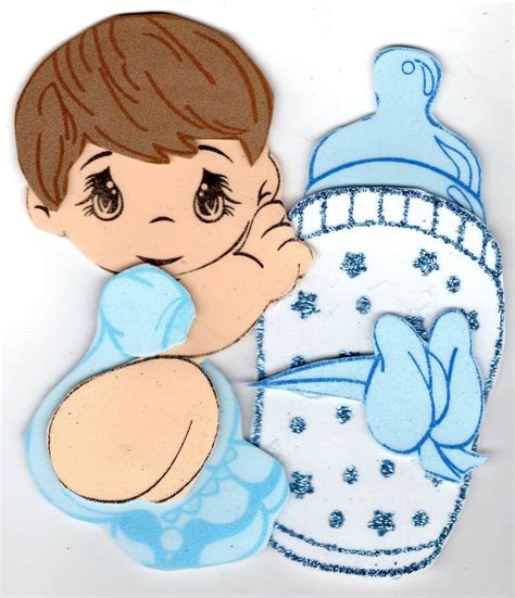 Figuras De Foamy Baby Shower Niño 12 Piezas Fomi 7200 En Mercado Libre