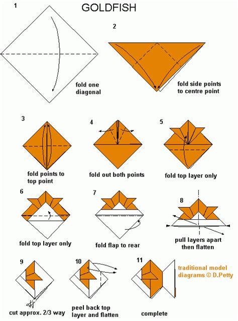 Pattern For Fish Origami Origami Easy Origami Fish Book Origami