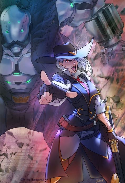 Artstation Ashe And Bob Overwatch Wallace Pires In 2020