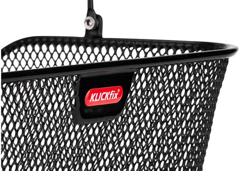 Klickfix City Bike Basket Racktime Black Uk