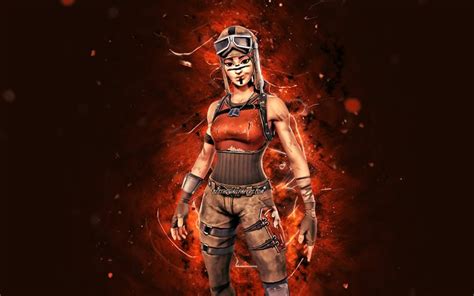 Renegade raider fortnite wallpapers wallpaper cave. Download wallpapers Renegade Raider, 4k, orange neon lights, 2020 games, Fortnite Battle Royale ...