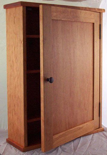 Shaker Style Surface Mounted Medicine Cabinet Cherry Oak Or Maple