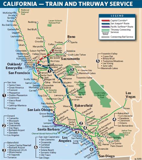 Amtrak Routes California Map Alvera Marcille