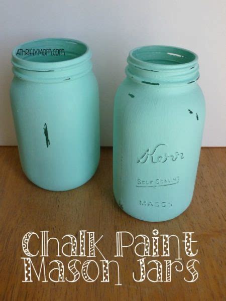 Chalk Paint Mason Jars Easy Craft Idea A Thrifty Mom Recipes