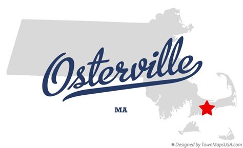 Map Of Osterville Ma Massachusetts