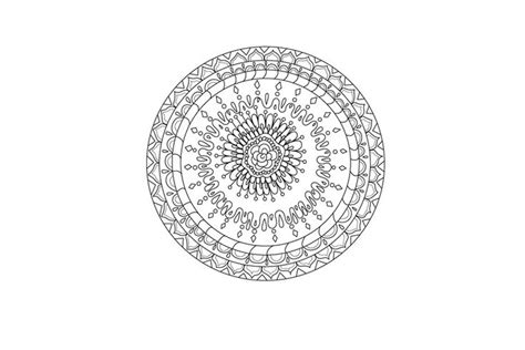 Coloring books for adults have been around for many years, but have recently surged in popularity. Digital coloring book page, hand drawn mandala design By ...
