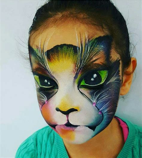 Cat Face Painting Great Artistic Work Face Painting Designs Face