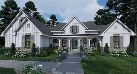 Explore open concept, 2 bedroom, 1 bath & many more one story and one one story house plans are striking in their variety. Walnut Grove House Plan | One-Story House Plan | Modern ...