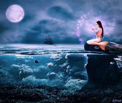 Moonlight Mermaid By Alhassra On Deviantart