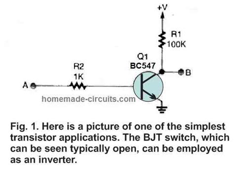 How To Make Logic Gates Using Transistors Homemade Circuit Projects