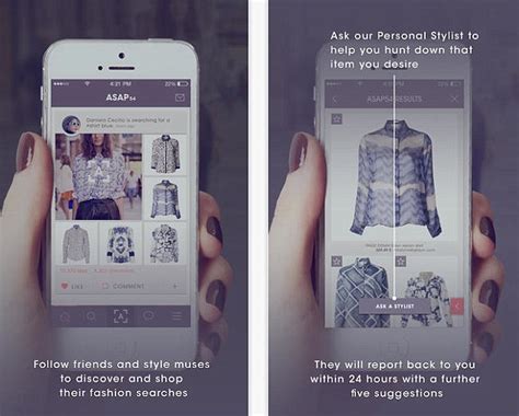 British fashion retailer asos's apps offer a straightforward reverse image search option to find clothes with a photo. 'Shazam of fashion' ASAP54 app finds clothes in a flash ...
