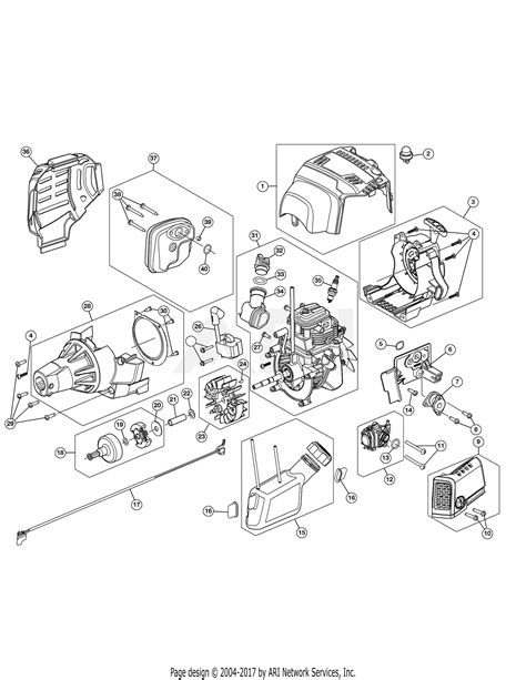 Troy Bilt TB685EC 41ADZ68C766, 41ADZ68C766 TB685EC Parts Diagram for