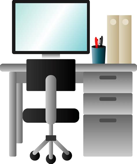 Workstation Computer Clipart Image