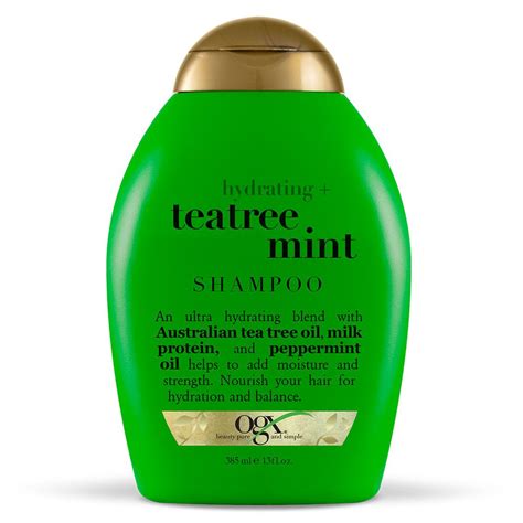 Ogx Hydrating Tea Tree Mint Shampoo Nourishing And Invigorating Scalp