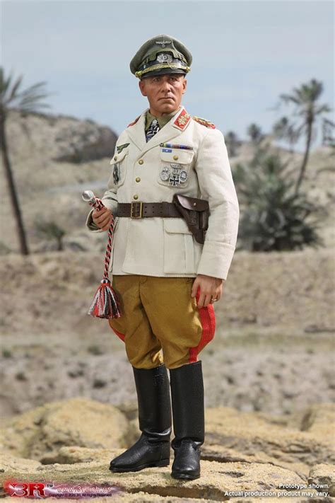 Wwii German General Erwin Rommel Desert Fox Boxed Figure