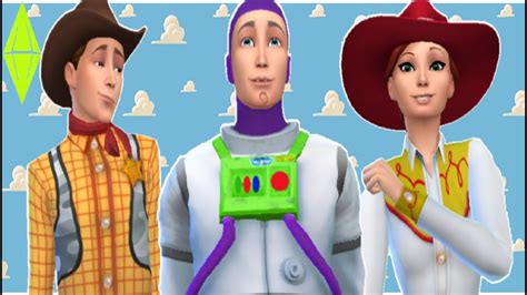 Woody Buzz Jessie [toy Story] Create A Sim I Sims 4 Youtube