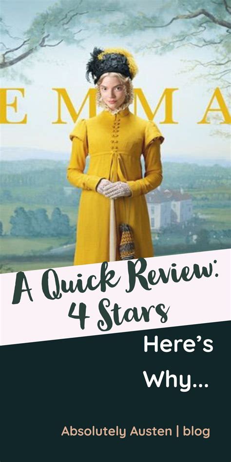 The New Emma 2020 A Quick Review Jane Austen Movies Emma 2020