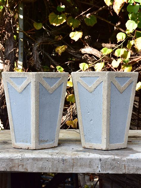 Pair of antique French planters | Pluie