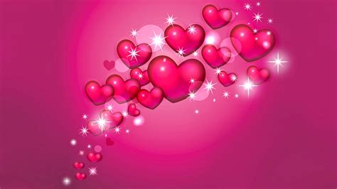 Pink Hearts 4k Ultra Hd Wallpaper Background Image