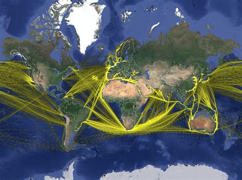 What data is transmitted to marine traffic? MarineTraffic Density Map featured on BBC Newsnight ...