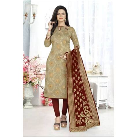 This clothing is loved by all women and is very much comfortable. PUNJABI SUIT MATERIAL BROCKET 106 @RV | Shopee Malaysia