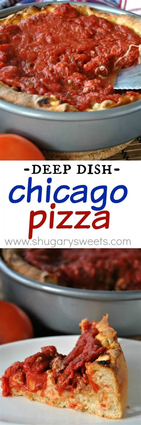 In most of the united states, the most popular pizza topping is pepperoni, but in chicago, the most popular topping is italian sausage. Chicago Deep Dish Pizza - Shugary Sweets
