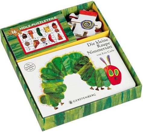 Wo ist die zeit geblieben. Die kleine Raupe Nimmersatt, m. Holzpuzzle von Eric Carle ...