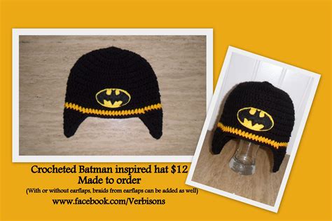 12 Made To Order Crochet Batman Custom Crochet Batman Inspired