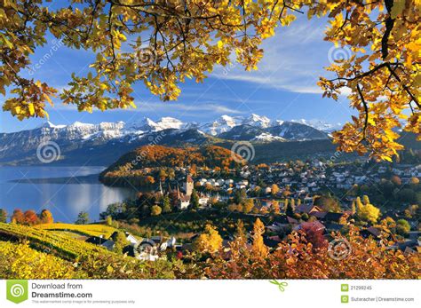 Beautiful Landscape In Switzerland Royalty Free Stock