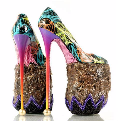 Seven Incredible High Heels Made Out Of Bizarre Materials Recyclenation