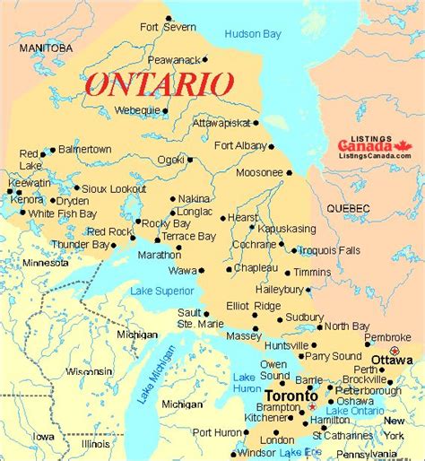 Map Of Ontario South America Maps Map Pictures Ontario Map