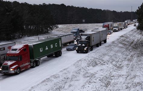 Atlanta Still Gridlocked Wednesday After Disastrous Winter Storm Photos