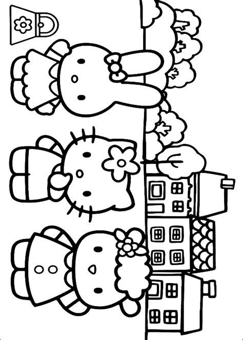 Shop for products with officially licensed images & designs. Disegno 9 di Hello Kitty da colorare