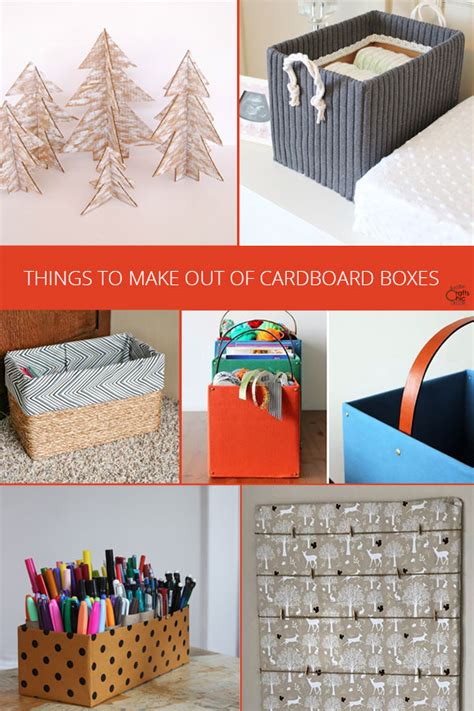 Things To Make Out Of Cardboard Boxes Rustic Crafts
