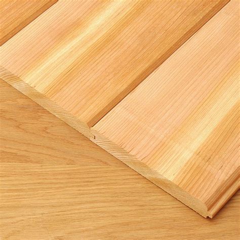 Western Red Cedar Tongue And Grooved And V Joint 19mm X 140 Mm Per Metre
