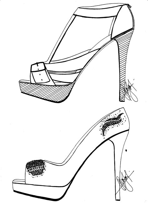 Hafiz S Fashion Sketching High Heels Sketches