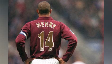 Maglia Ufficiale Arsenal 200506 Autografata Da Thierry Henry