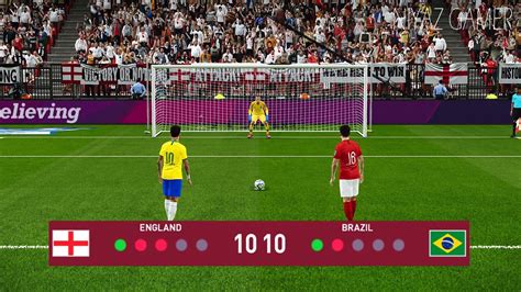 Pes 2020 England Vs Brazil Penalty Shootout Fifa World Cup 2022