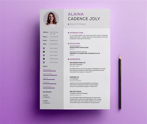 Give your cv format a professional look in my free online cv builder. Clean Professional Resume Template Free - ResumeKraft