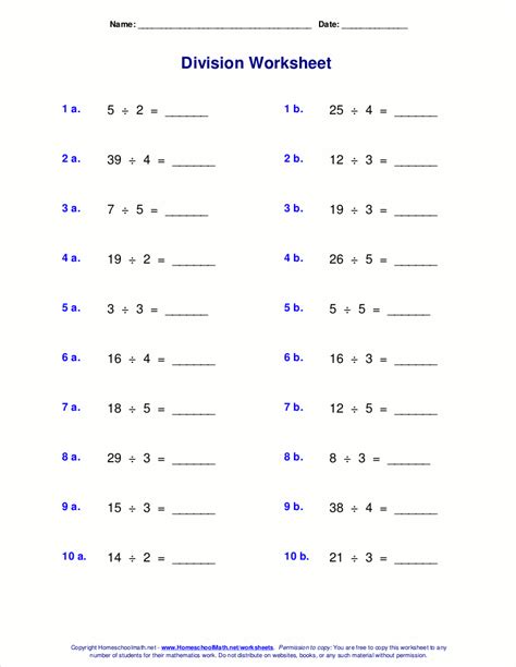 This is a complete lesson with instruction and exercises for fourth or fifth grade, explaining why long division works. Worksheets for division with remainders