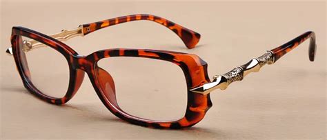 5 Pieces Women Eyeglass Frame Full Rim Leopard Glasses Spectacles Uni Optical Retro Eyewear Rx