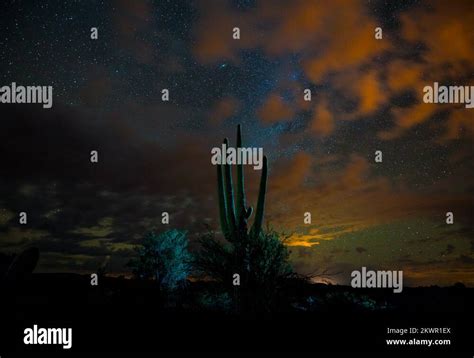 Arizona Desert At Night Sky Stock Videos And Footage Hd And 4k Video