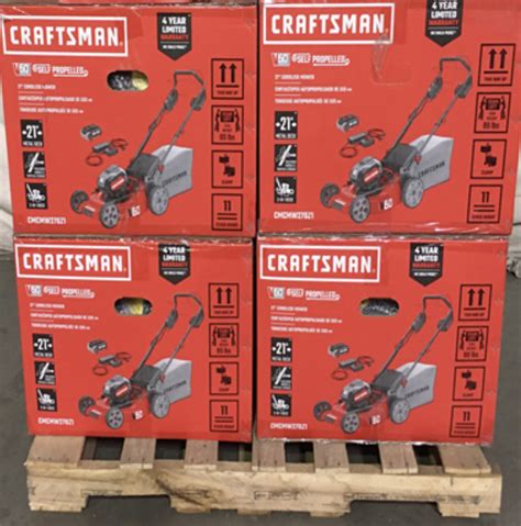 Lawn Mower Craftsman V60 Cordless 21 In 3 In 1 Self Propelled With 75