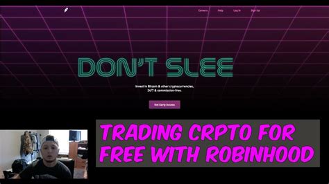 When robinhood made its first introduction into the stock trading space, people were understandably skeptical. ROBINHOOD CRYPTO - YouTube